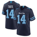 Punc T.Titans #14 Carnell Tate Player Navy 2026 Rivalries Collection Home Game Stitched Jerseys
