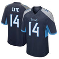 Punc T.Titans #14 Carnell Tate Player Navy Home Game Stitched Jerseys