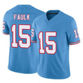 Punc T.Titans #15 Keldric Faulk Player Light Blue Limited Vapor F.U.S.E. Home Game Stitched Jerseys
