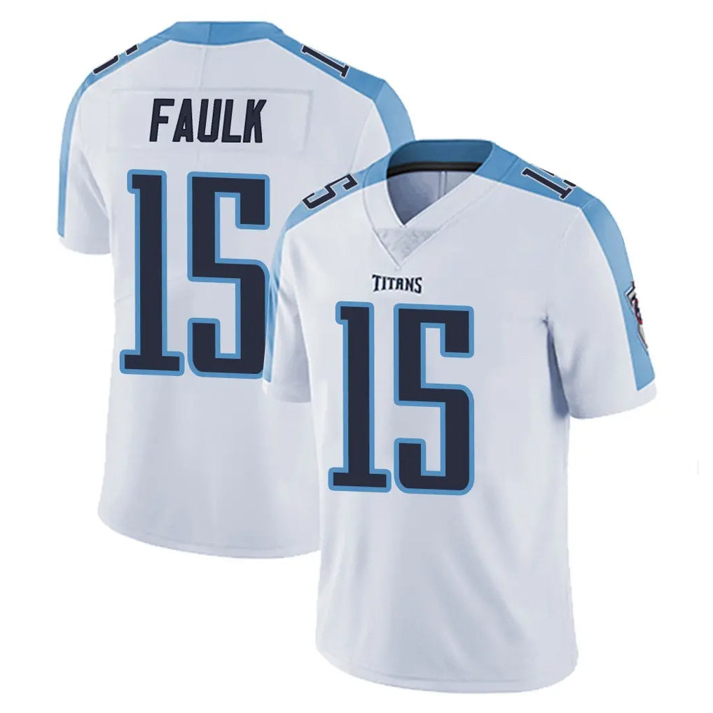 Punc T.Titans #15 Keldric Faulk Player White Limited Vapor Untouchable Home Game Stitched Jerseys