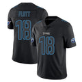 Punc T.Titans #18 Cor'Dale Flott Player Black Impact Limited Home Game Stitched Jerseys