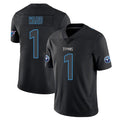 Punc T.Titans #1 Cameron Ward Player Black Impact Limited Home Game Stitched Jerseys