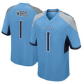 Punc T.Titans #1 Cameron Ward  Player Light Blue Home Game Stitched Jerseys