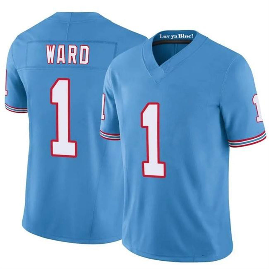 Punc T.Titans #1 Cameron Ward Player Light Blue Vapor F.U.S.E. Limited Stitched Jerseys