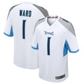 Punc T.Titans #1 Cameron Ward Player White Game Stitched Jerseys