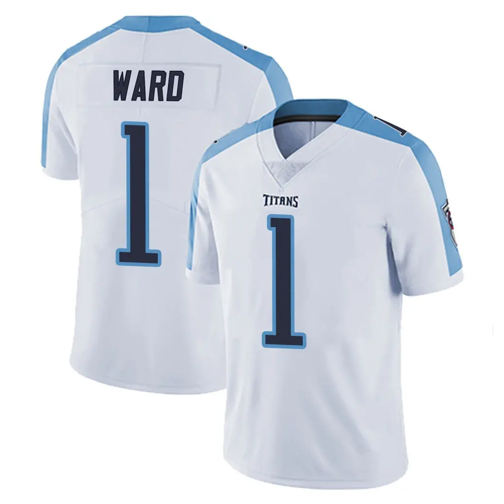 Punc T.Titans #1 Cameron Ward Player White Limited Vapor Untouchable Home Game Stitched Jerseys