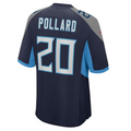 Punc T.Titans #20 Tony Pollard Navy Game Player Jersey Stitched Jersey
