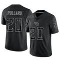 Punc T.Titans #20 Tony Pollard Player Black RFLCTV Limited Stitched Jerseys