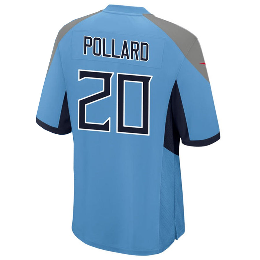 Punc T.Titans #20 Tony Pollard Player Light Blue Home Game Stitched Jerseys