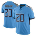 Punc T.Titans #20 Tony Pollard Player Light Blue Limited Vapor Untouchable Home Game Stitched Jerseys