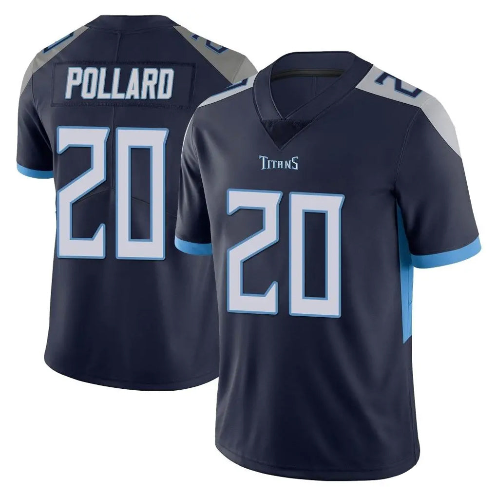 Punc T.Titans #20 Tony Pollard Player Navy Limited Vapor Untouchable Home Game Stitched Jerseys