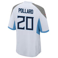 Punc T.Titans #20 Tony Pollard Player White Home Game Stitched Jerseys