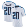 Punc T.Titans #20 Tony Pollard Player White Limited Vapor Untouchable Home Game Stitched Jerseys