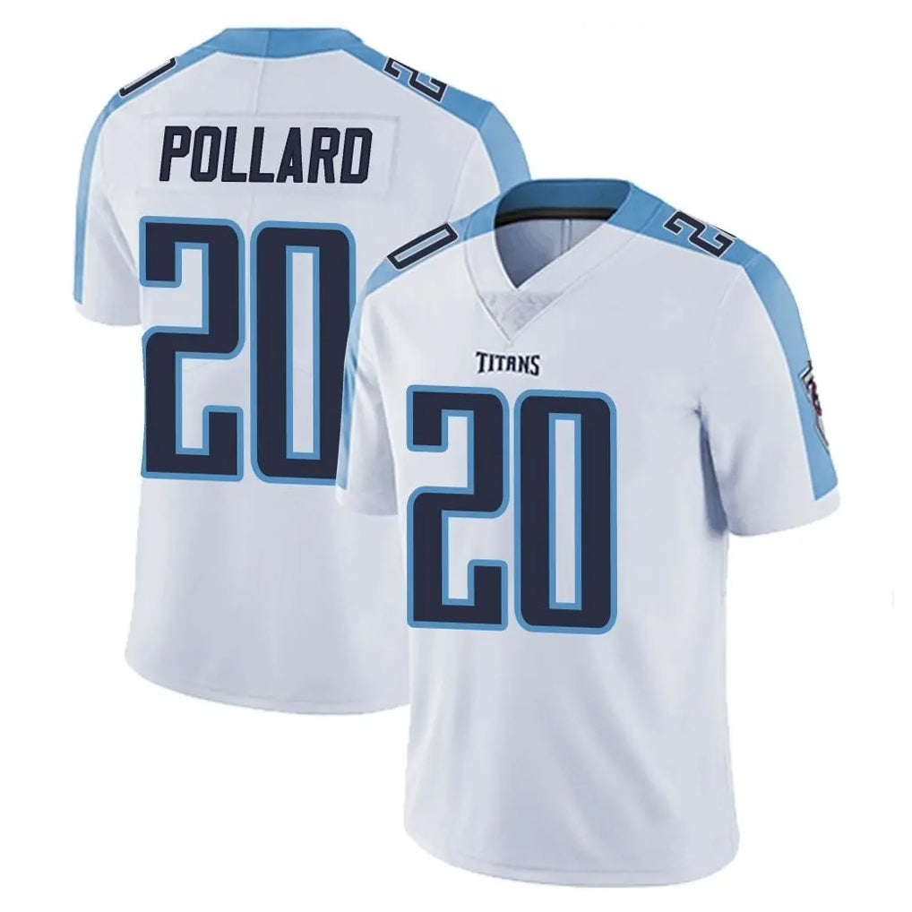 Punc T.Titans #20 Tony Pollard Player White Limited Vapor Untouchable Home Game Stitched Jerseys