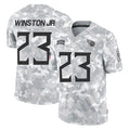Punc T.Titans #23 Kevin Winston Jr. Player Arctic Camo Limited Salute to Service Home Game Stitched Jerseys