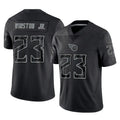 Punc T.Titans #23 Kevin Winston Jr. Player Black Limited Reflective Home Game Stitched Jerseys
