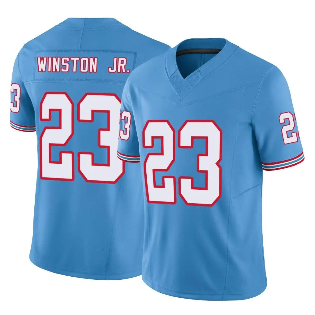 Punc T.Titans #23 Kevin Winston Jr. Player Light Blue Limited Vapor F.U.S.E. Home Game Stitched Jerseys