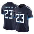 Punc T.Titans #23 Kevin Winston Jr. Player Navy Limited Vapor F.U.S.E. Home Game Stitched Jerseys