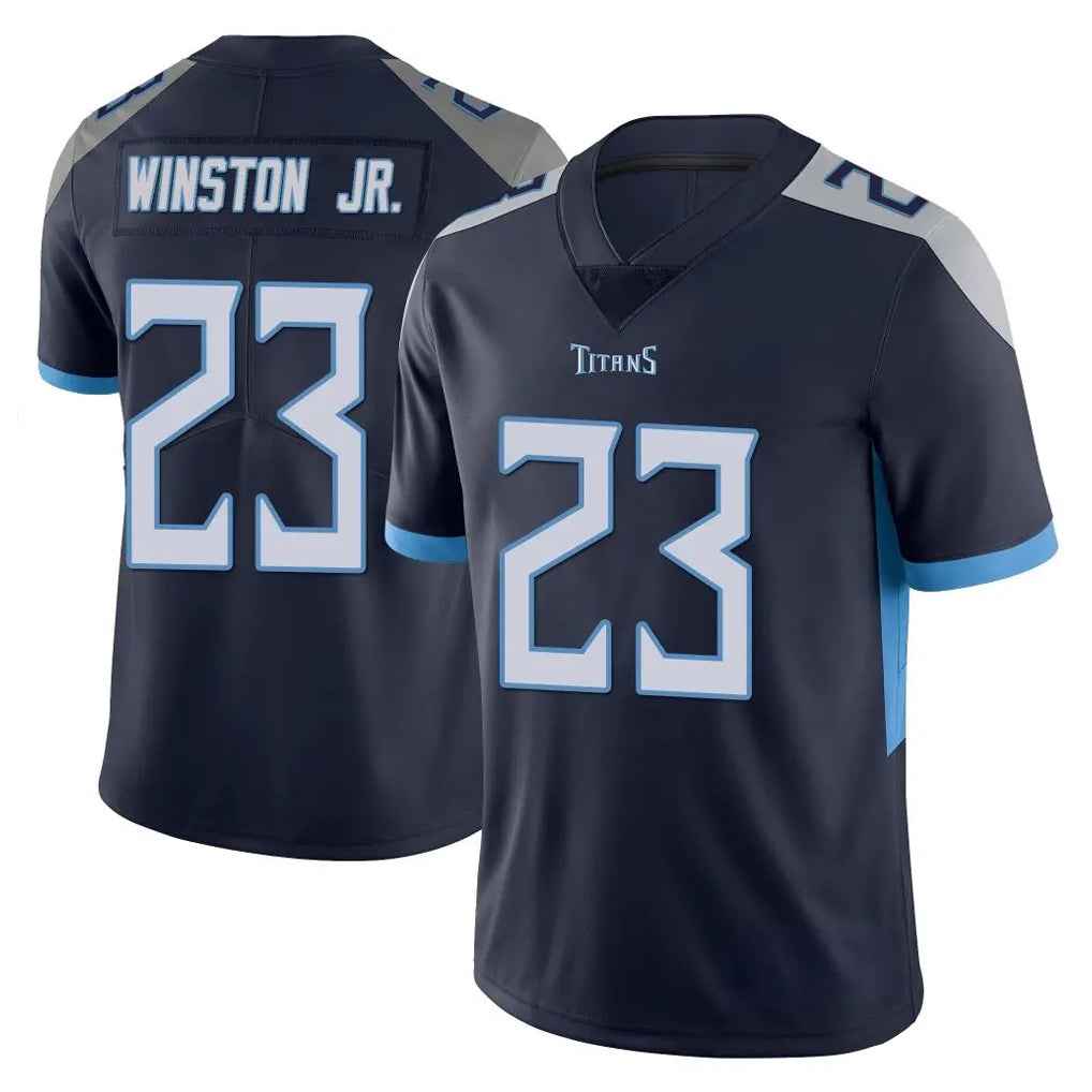 Punc T.Titans #23 Kevin Winston Jr. Player Navy Limited Vapor Untouchable Home Game Stitched Jerseys