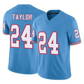 Punc T.Titans #24 Alontae Taylor Player Light Blue Limited Vapor F.U.S.E. Home Game Stitched Jerseys