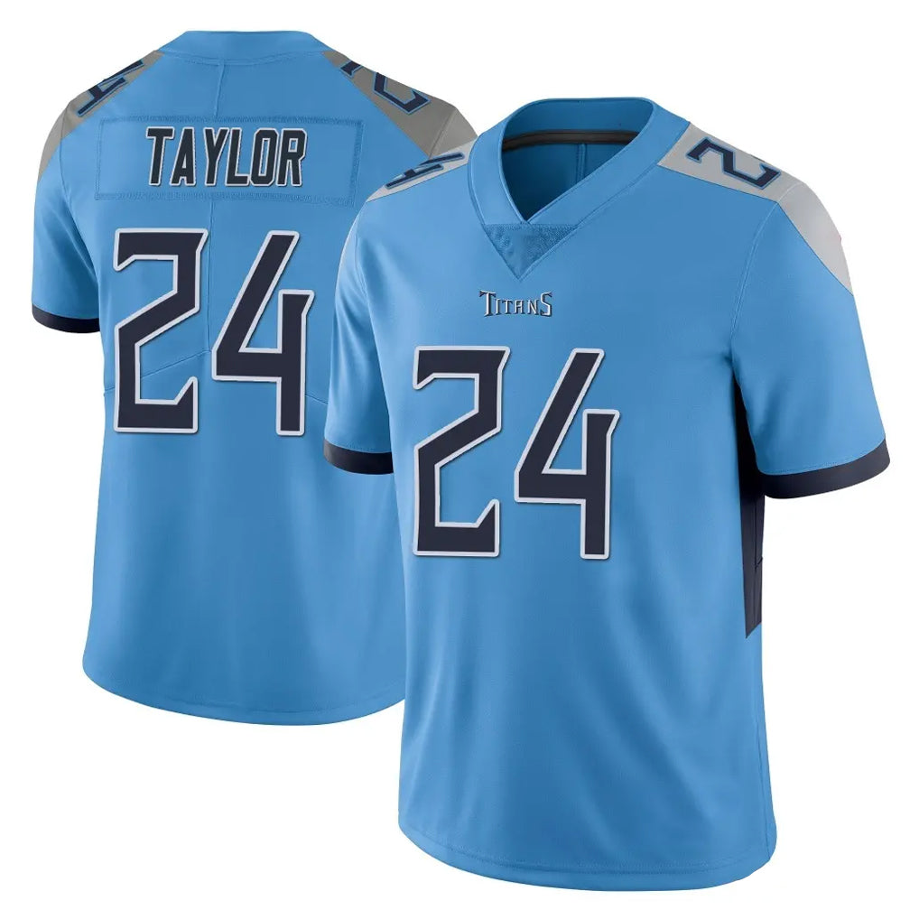 Punc T.Titans #24 Alontae Taylor Player Light Blue Limited Vapor Untouchable Home Game Stitched Jerseys