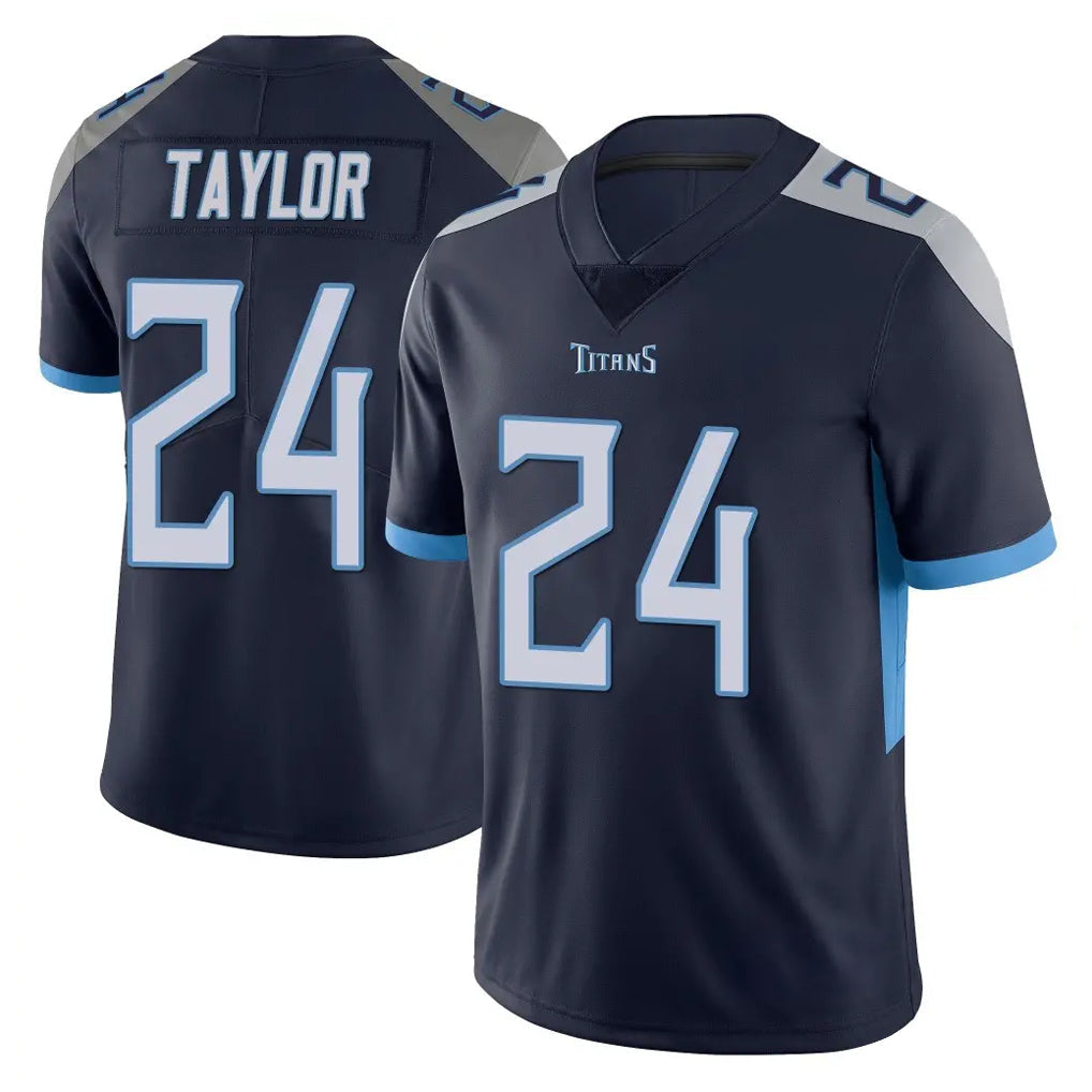 Punc T.Titans #24 Alontae Taylor Player Navy Limited Vapor Untouchable Home Game Stitched Jerseys