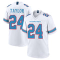 Punc T.Titans #24 Alontae Taylor Player White 2026 Game Home Stitched Jerseys