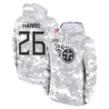 Punc T.Titans #26 Marcus Harris Player Camo Arctic Salute to Service Pullover Hoodies Home Game Stitched Jerseys