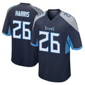 Punc T.Titans #26 Marcus Harris Player Navy Home Game Stitched Jerseys