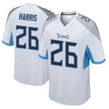 Punc T.Titans #26 Marcus Harris Player White Home Game Stitched Jerseys