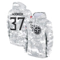 Punc T.Titans #37 Amani Hooker Player Camo Arctic Salute to Service Pullover Hoodies Home Game Stitched Jerseys