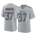 Punc T.Titans #37 Amani Hooker Player Gray Atmosphere Fashion Home Game Stitched Jerseys
