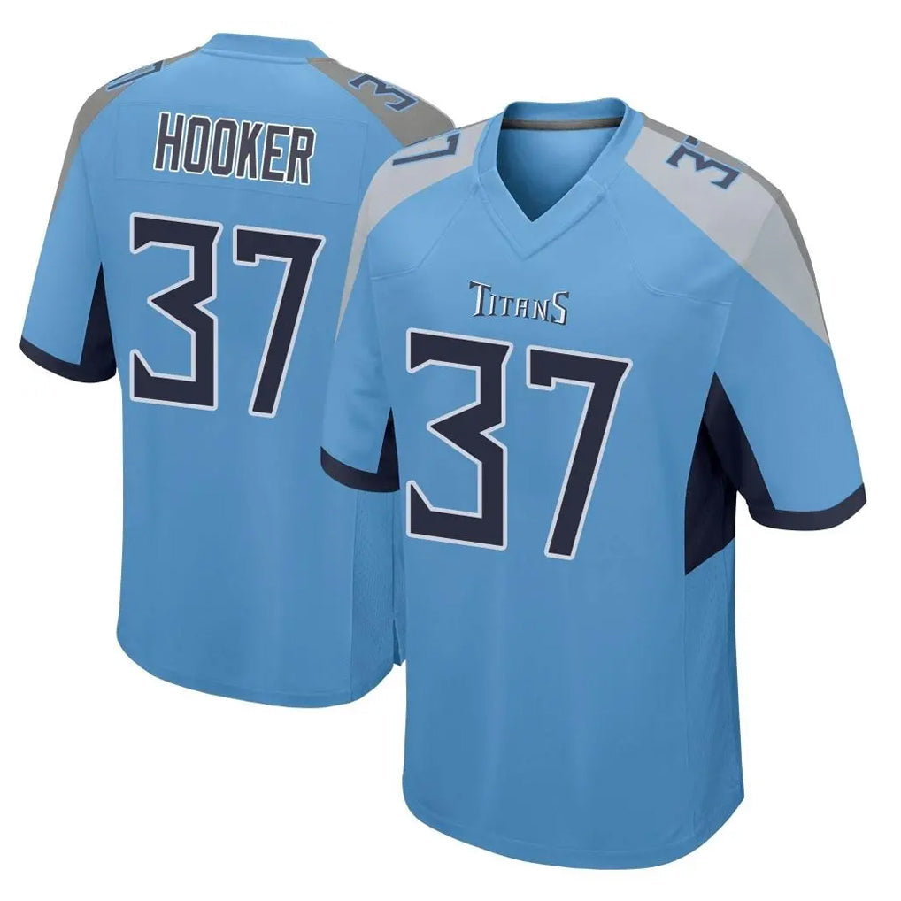 Punc T.Titans #37 Amani Hooker Player Light Blue Home Game Stitched Jerseys
