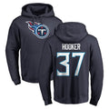 Punc T.Titans #37 Amani Hooker Player Navy Logo Pullover Hoodies Home Game Stitched Jerseys