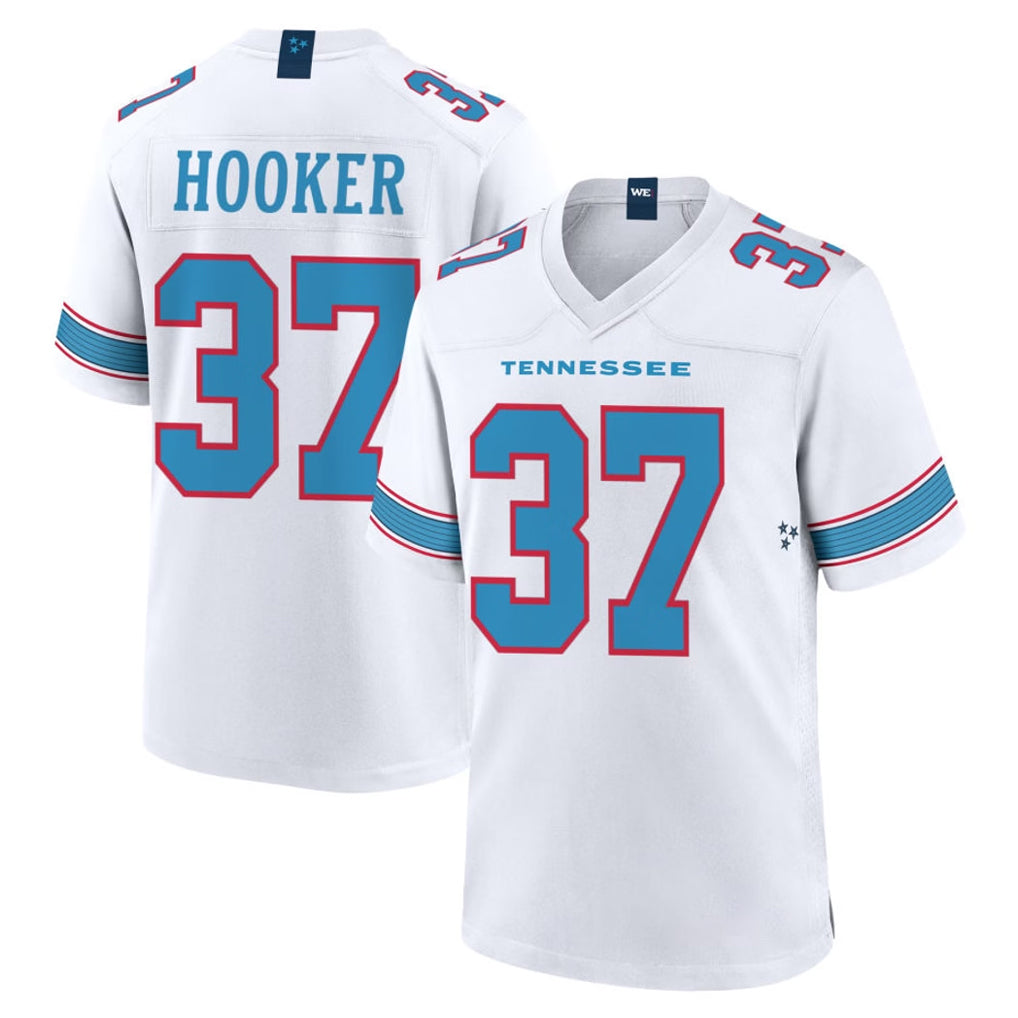 Punc T.Titans #37 Amani Hooker Player White 2026 Game Home Stitched Jerseys
