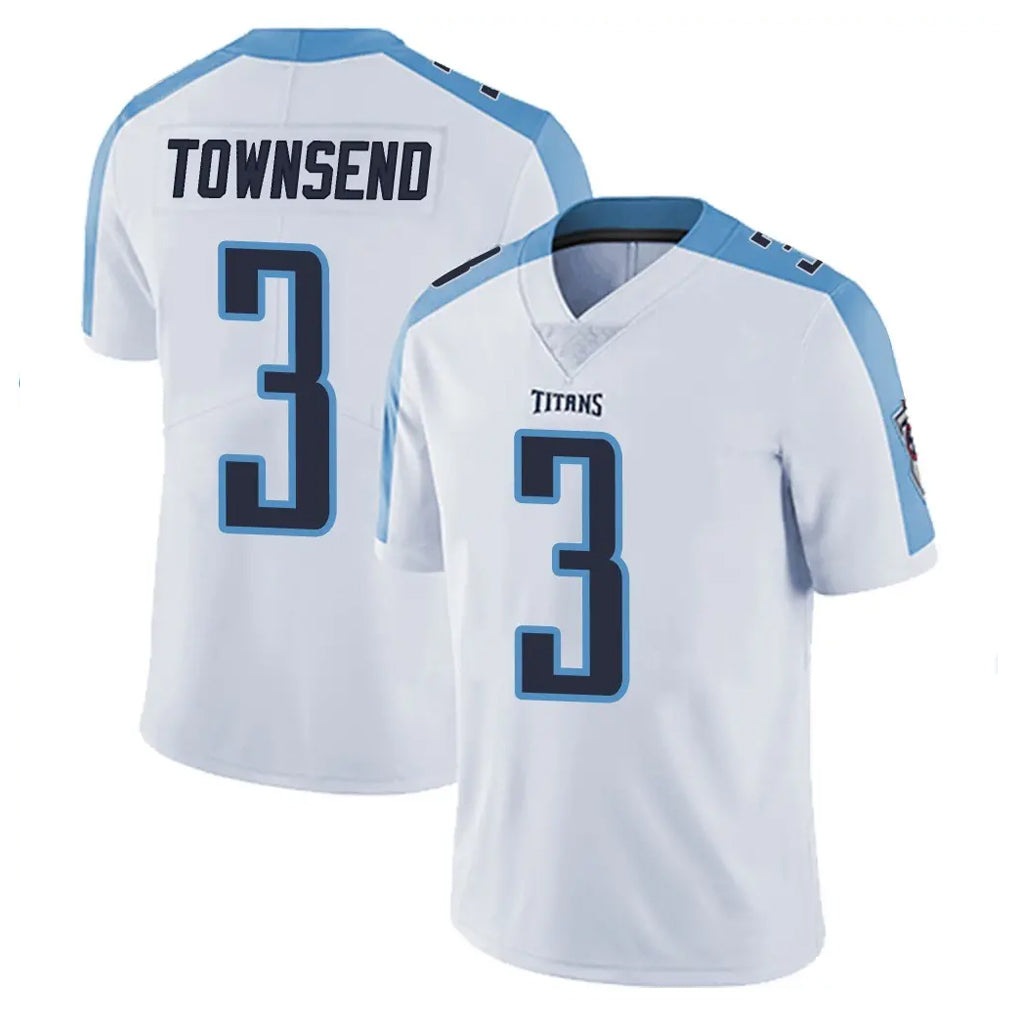 Punc T.Titans #3 Tommy Townsend Player White Limited Vapor Untouchable Home Game Stitched Jerseys