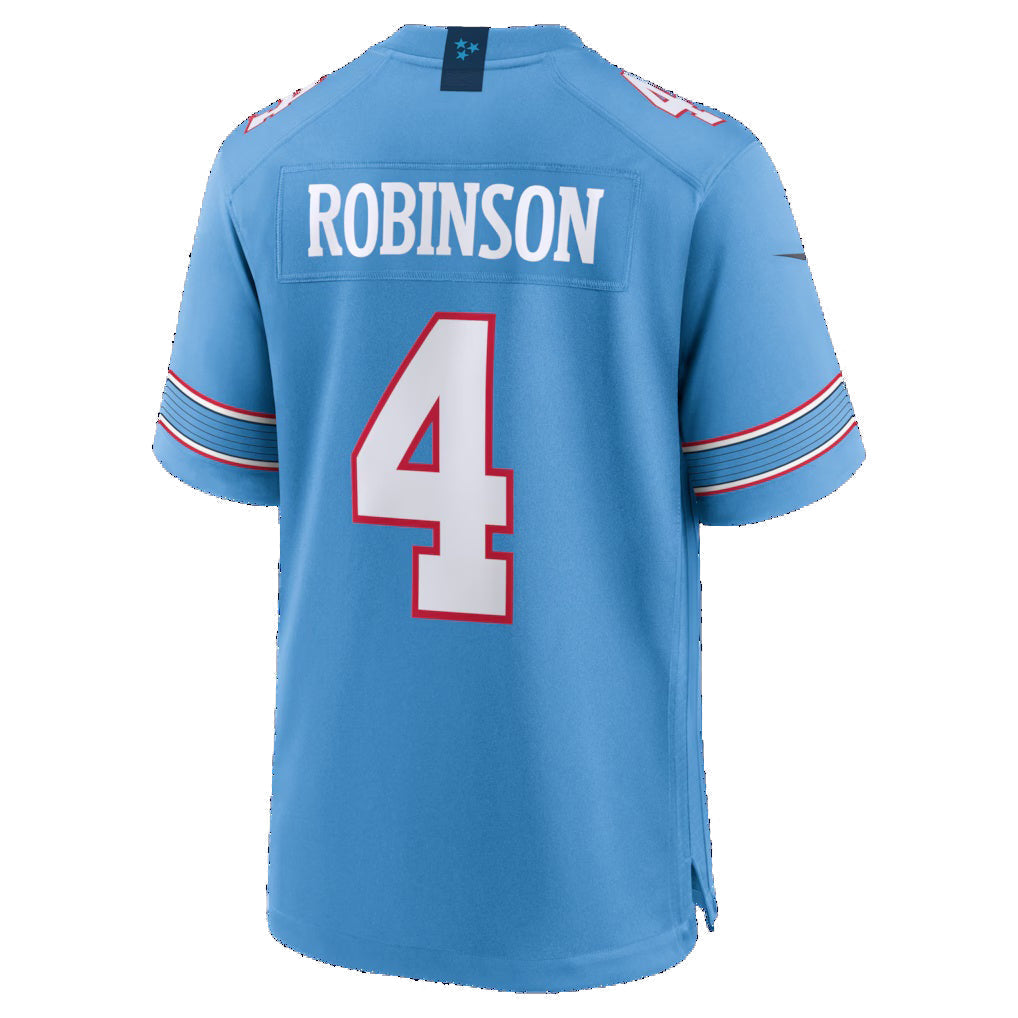 Punc T.Titans #4 Wan'Dale Robinson Light Blue Team Game Stitched Jerseys