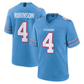 Punc T.Titans #4 Wan'Dale Robinson Player Light Blue 2026 Game Home Stitched Jerseys