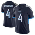 Punc T.Titans #4 Wan'Dale Robinson Player Navy Limited Vapor Untouchable Home Game Stitched Jerseys