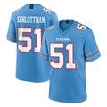 Punc T.Titans #51 Austin Schlottmann Player Light Blue 2026 Game Home Stitched Jerseys