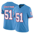 Punc T.Titans #51 Austin Schlottmann Player Light Blue Limited Vapor F.U.S.E. Home Game Stitched Jerseys