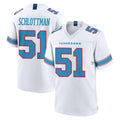 Punc T.Titans #51 Austin Schlottmann Player White 2026 Game Home Stitched Jerseys
