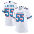 Punc T.Titans #55 JC Latham Player White 2026 Game Home Stitched Jerseys