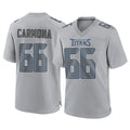 Punc T.Titans #66 Fernando Carmona Jr. Player Gray Atmosphere Fashion Home Game Stitched Jerseys