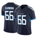 Punc T.Titans #66 Fernando Carmona Jr. Player Navy Limited Vapor F.U.S.E. Home Game Stitched Jerseys