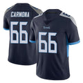 Punc T.Titans #66 Fernando Carmona Jr. Player Navy Limited Vapor Untouchable Home Game Stitched Jerseys