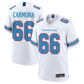 Punc T.Titans #66 Fernando Carmona Jr. Player White 2026 Game Home Stitched Jerseys