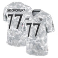 Punc T.Titans #77 Peter Skoronski Player Arctic Camo Limited Salute to Service Home Game Stitched Jerseys