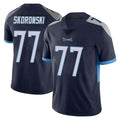 Punc T.Titans #77 Peter Skoronski Player Navy Limited Vapor Untouchable Home Game Stitched Jerseys