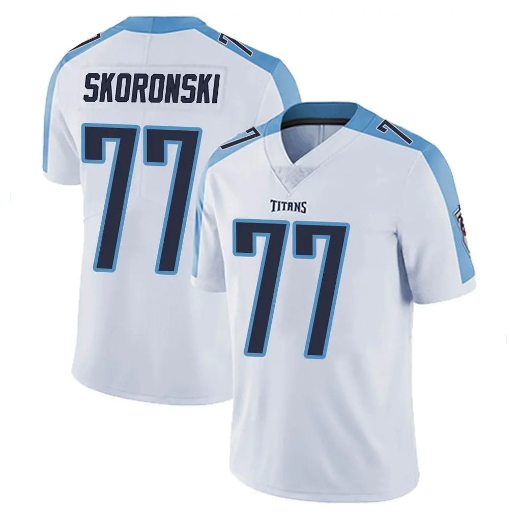 Punc T.Titans #77 Peter Skoronski Player White Limited Vapor Untouchable Home Game Stitched Jerseys